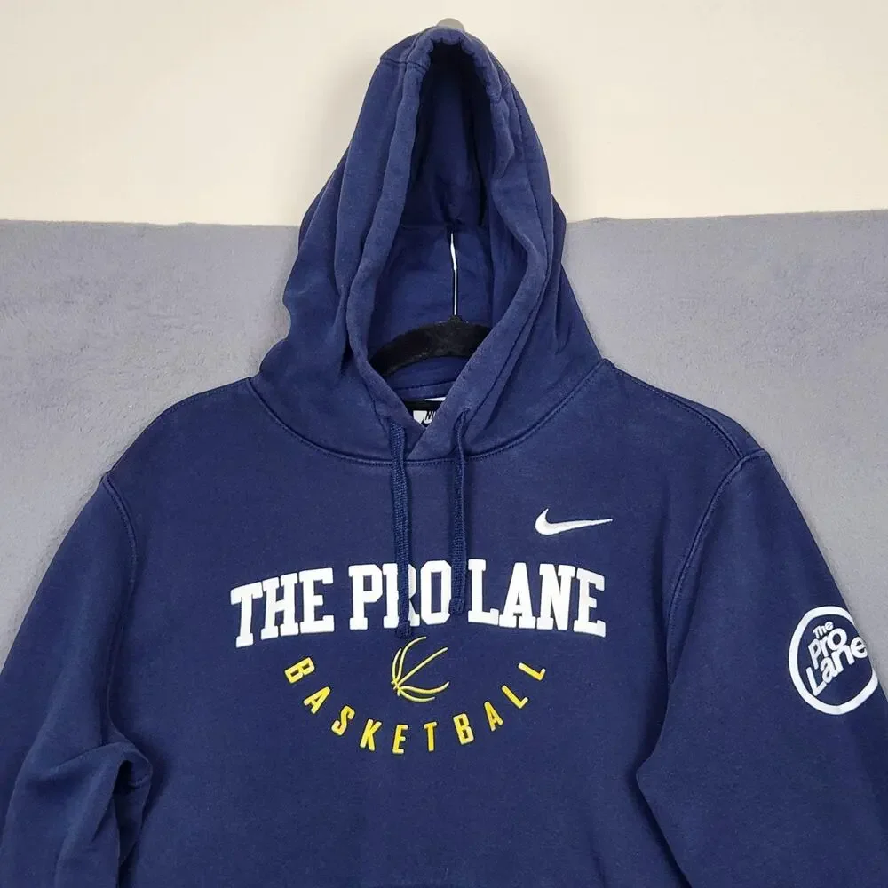Nike Pro Lane Basketball Hoodie Unisex XL Pullover Fleece Sweatshirt CU1789-419
